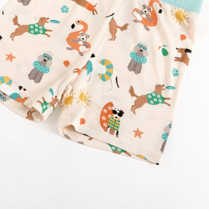 Pups in the Sun (Short PJ Set)