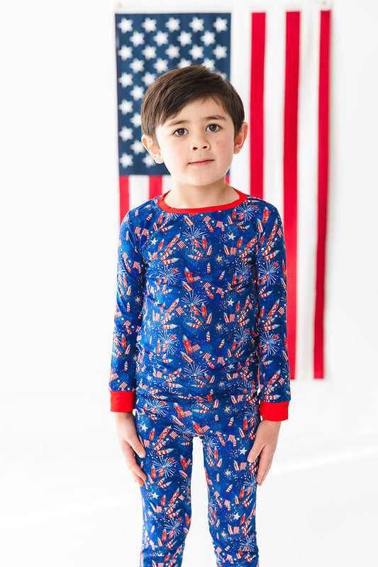 Little Firecracker Patriotic Firework Bamboo Set