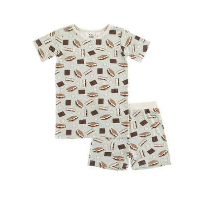 S'more to Love (Short PJ Set) - Blue