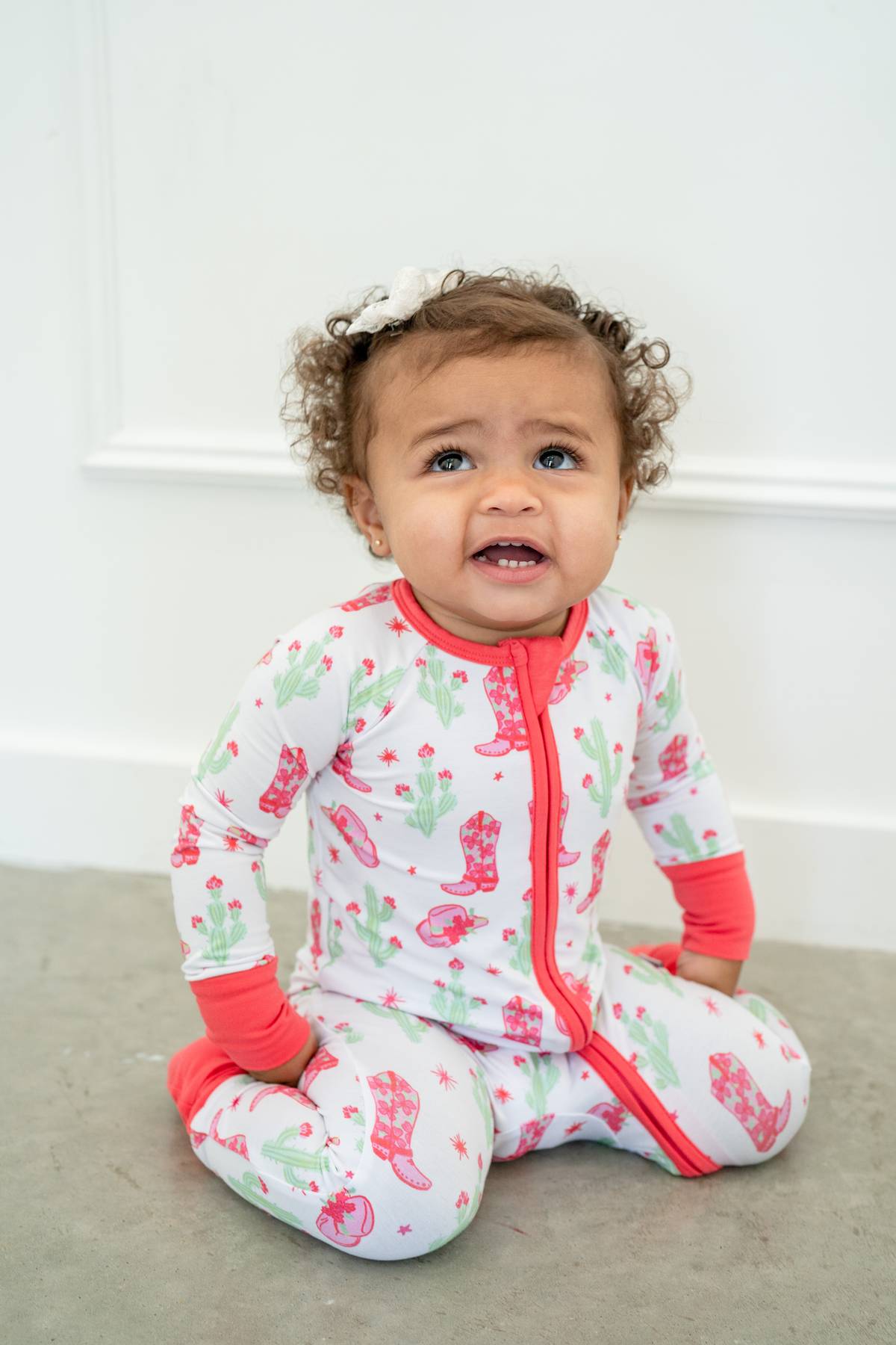 Pink Cactus Cowgirl Zippy