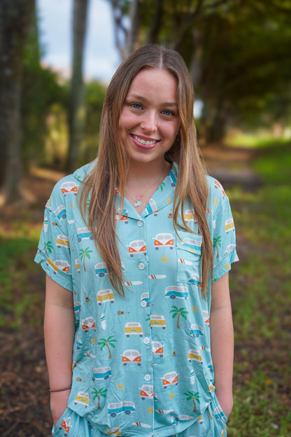 Coastal Cruising (Women's Short Sleeve PJ)