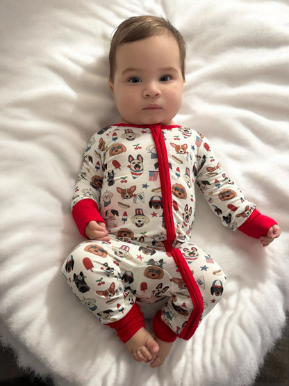 Freedom Dogs (Convertible Zip Footies)