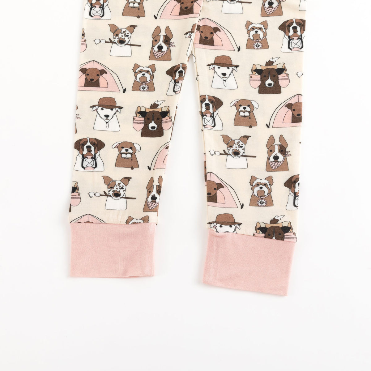 Camp Paws (Short Sleeve PJ) - Pink