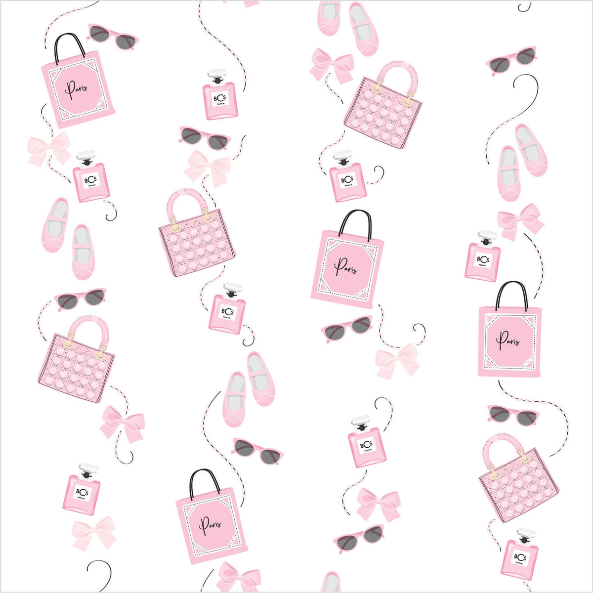 Paris In Pink Two-Piece Set