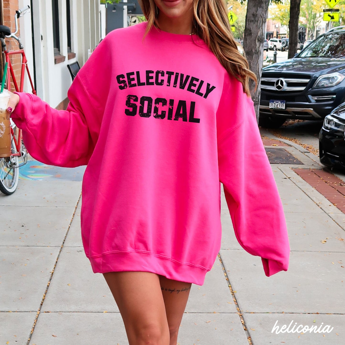 PRE-ORDER: Selectively Social Sweatshirt *7 Colors (S-3X)