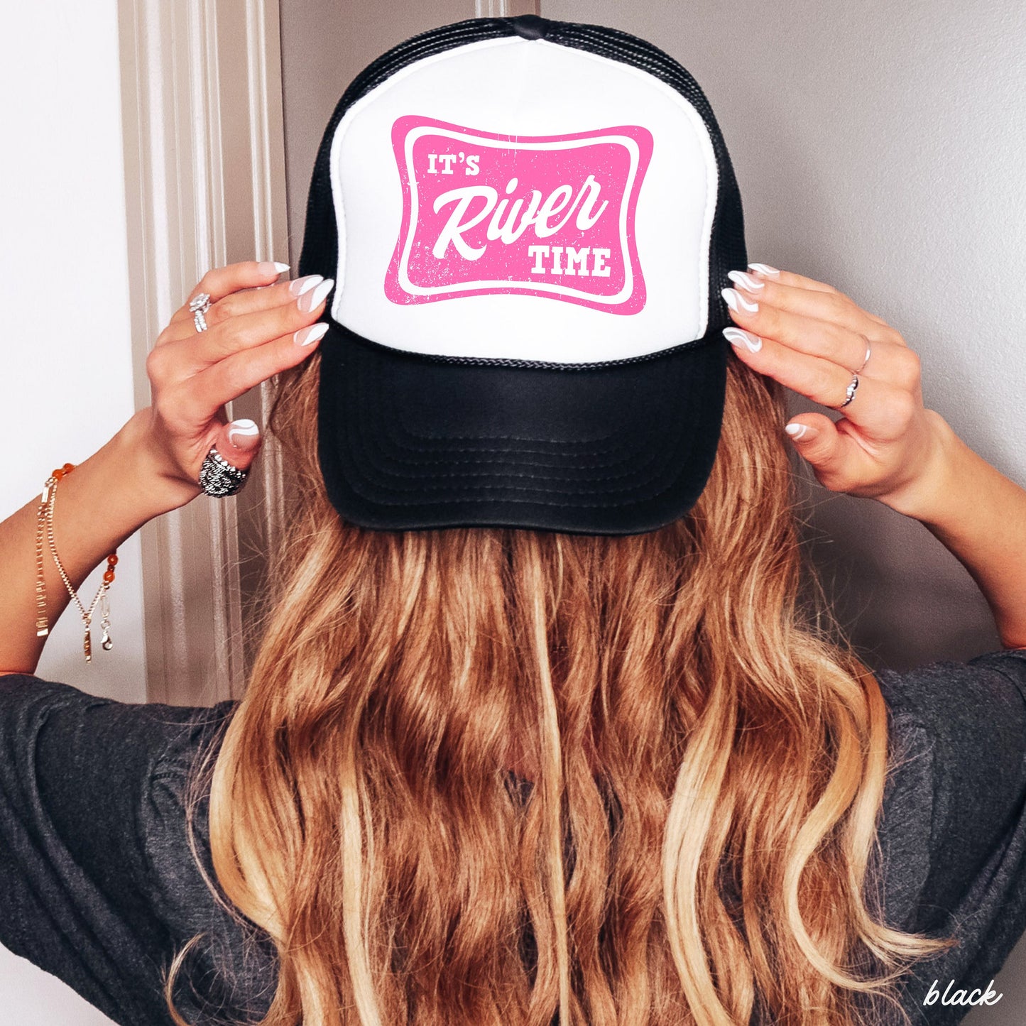 It's River Time Trucker Hat *9 COLORS