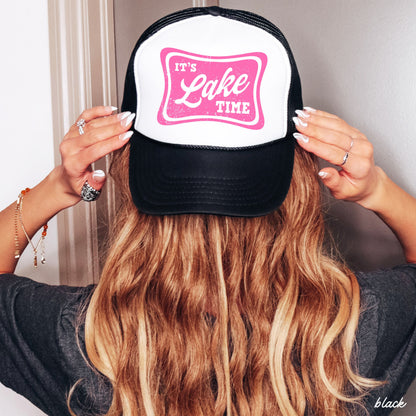 It's Lake Time Trucker Hat *9 COLORS
