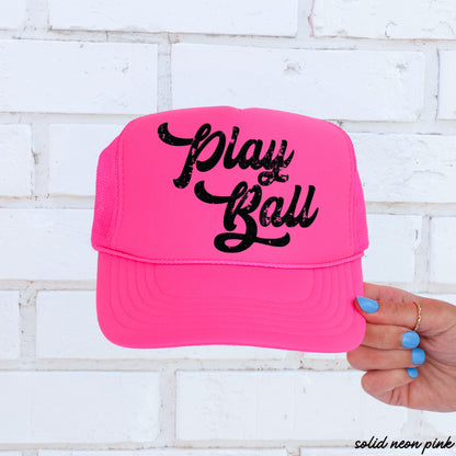 Play Ball Trucker Hat *12 Colors
