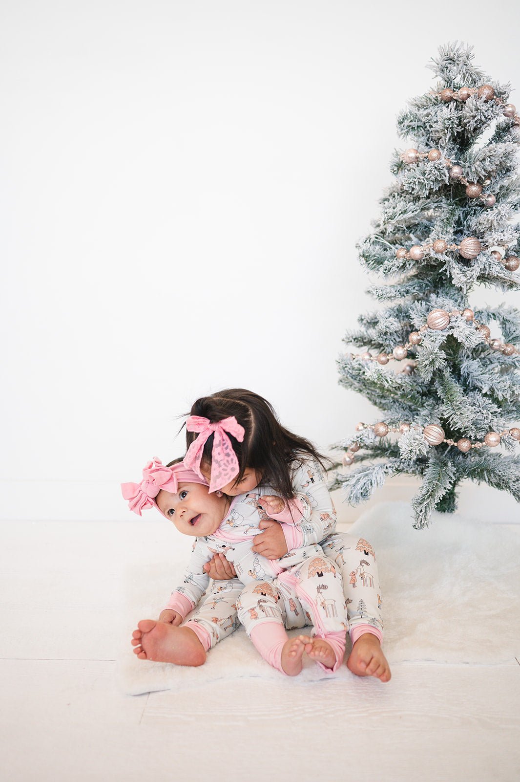 Snow Day Pink (Convertible Zip Footies)